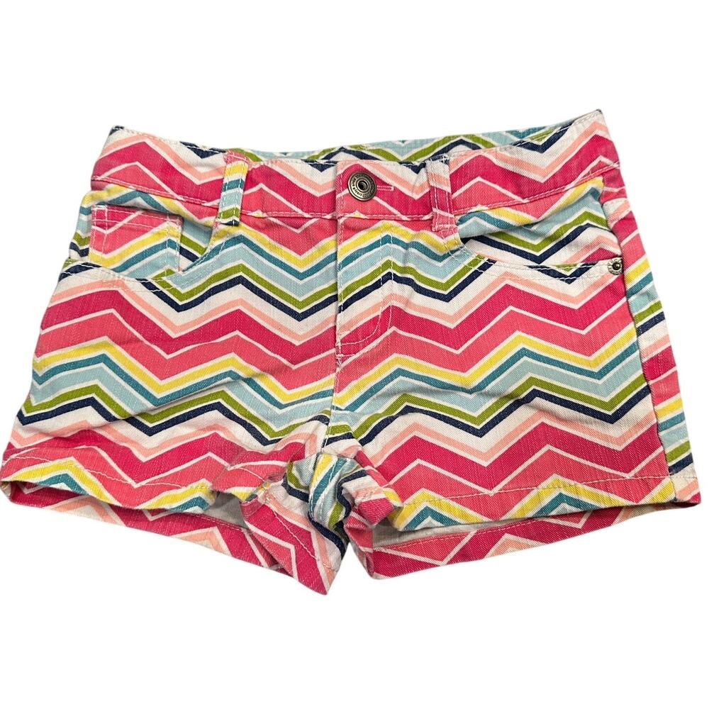 rainbow girls' jean shorts